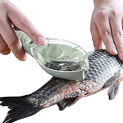 Fish scaler, rapid dissolving of fish scales, tool for removing fish scales, fish scaler, cleaning and peeling brush, green.. Your digital shopping destination, DIAYTAR NIGERIA combines variety with affordability and quick delivery.