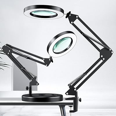 10x magnifying glass with light, 1800 lumens without gradient, 3 color modes, real glass lens, LED office lamp 4,2 ", magnifying glass and support for crafts, welding, close -up work.. Say goodbye to limited options and long shipping times. DIAYTAR Nigeria delivers variety, quality, and affordability straight to your door.
