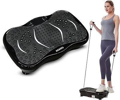 Vibrant plaque Agaro Alpha Crazy Fait, exercise for home and gym to tone the muscles, burn calories, massage, 5 program modes with remote control, 2 exercise bands included.. DIAYTAR NIGERIA: Where every purchase is affordable and delivery is always within a week.