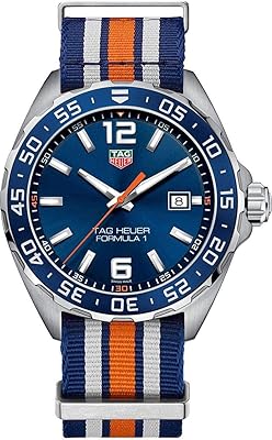 Blue quartz watch for men tag heuer formula 1 waz1010.fc8196, bracelet.. No more overpriced stores — DIAYTAR Nigeria brings the best to your door.