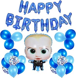 Set of aluminum balloons with blue helium propcycle for children's birthday party decorations for children and prince children, pack of 36.. Transform how you shop with DIAYTAR NIGERIA's vast selection and budget-friendly delivery options.