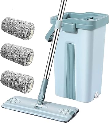 Flat Vadrouille in Salfar microfiber with bucket, hand -free mop, 3 reusable mop pads, stainless steel handle, 360 degree swivel head.. Shop across categories at DIAYTAR NIGERIA with the confidence of affordable prices and delivery within 8 days.