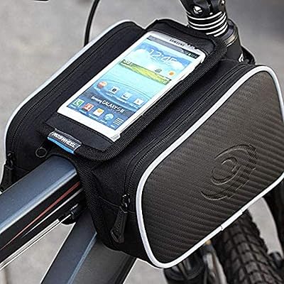 Bike bag 2l bike bag 2L Basket of front bicycle bicycle 5.7 "mobile phone bag 2 pockets... DIAYTAR NIGERIA makes online shopping accessible to all with budget-friendly prices and reliable delivery.