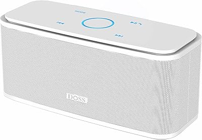 Portable Bluetooth speaker dossier with HD and tactile function - White.. DIAYTAR NIGERIA combines affordability with convenience, delivering your purchases within 5-8 days.
