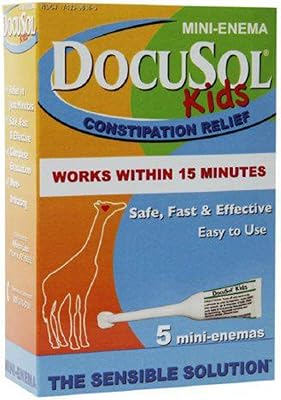 Docosol anti-constipation toy for children, mini 5-piece enema (2) package.. Experience the ease of modern shopping with DIAYTAR NIGERIA's vast selection and quick delivery service.
