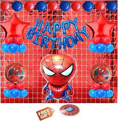 Super-hero's birthday party decorations for children, superhero balloons perfect for children's holidays (55 pieces) (free rotary gift).. DIAYTAR NIGERIA brings the marketplace to your home with budget-friendly prices and nationwide delivery.