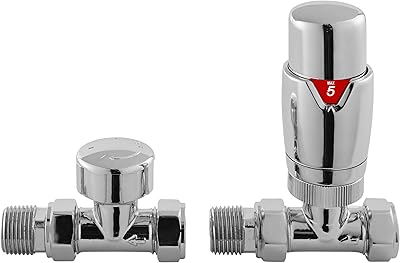 NUIE HT316 | Radiator valve for modern bathrooms, 118 mm x 60 mm, chrome, silver.. Your everyday shopping companion, DIAYTAR NIGERIA offers unbeatable value with nationwide delivery.