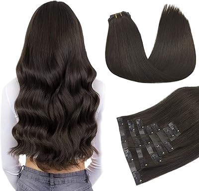 Hair extensions Hatter Human Hurdies Without Clipping, Dark Brown 20 Inch 7 Pieces 150g, Dorales Hair Extensions to Clip Smooth Hair Extensions Remy Fine Hair Extensions.. Unlock access to a wide range of products with DIAYTAR NIGERIA's affordable e-commerce platform.