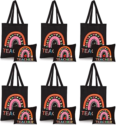 12 Diploma gift gifts for teachers, 6 pieces of tote bags in canvas for teachers, 6 pieces of makeup and cosmetics, gifts for teachers.. DIAYTAR NIGERIA transforms online retail with unbeatable prices and consistent delivery timeframes.