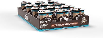 Nano Protein Dips chocolate hazelnuts 12x52g 624g (chocolate hazelnuts).. DIAYTAR NIGERIA makes online shopping accessible with our comprehensive platform and prompt delivery service.