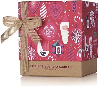 Cabinet Strawberry The Body Shop, Hydrates and softens the skin, enriched with shea butter from Ghana, 5 pieces.. DIAYTAR NIGERIA: Empowering Nigerians with access to affordable products delivered within 8 days.