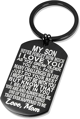 Tooz keychain, inspiring son for son from the mother - Do not forget the mother and the son for the birthday and the graduation for adolescents.. DIAYTAR NIGERIA: Where quality meets accessibility with affordable prices and prompt shipping.