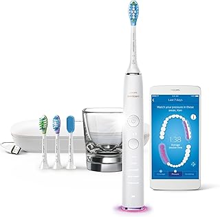Intelligent electric toothbrush Philips Sonicare Diamondclean, model HX9924, white.. Your complete shopping solution, DIAYTAR NIGERIA offers extensive choice with competitive prices and delivery.