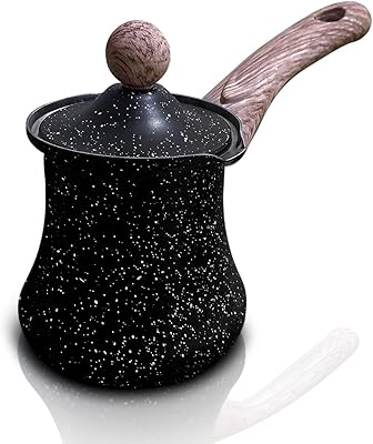 Turkish coffee maker of 12 OZ - Turkish infusion for delicious coffee - versatile Arab coffee maker with lid - Robust stainless stainless coffee maker - corrosion and safe material for food (350 ml).. Discover endless shopping possibilities at DIAYTAR NIGERIA, with budget-friendly prices and reliable delivery.