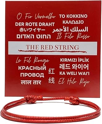 Men's red rope bracelet - Women's adjustable bracelet - unisex adult nylon waterproof nylon surf passion protection protection Talisman good luck energy charm red love fate fate.. DIAYTAR NIGERIA transforms online retail with unbeatable prices and consistent delivery timeframes.