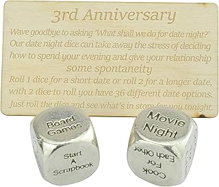 Metal evening dice for 3 years of birthday - Create a unique appointment evening for the 3rd birthday.. Browse endless categories on DIAYTAR Nigeria — your items delivered in just days.