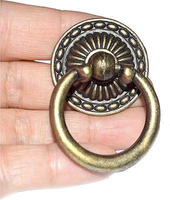 10 pieces handles of ancient bronze drawer ring with single hole traction with screws.. Transform your shopping experience with DIAYTAR NIGERIA's vast product selection delivered at unbeatable prices.