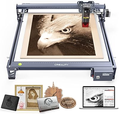 C-Reality Falcon 10W laser engraving machine 10W of CR-laser, larger precision cutting and laser engraving machine, 10,000 mm/min laser engraving machine for wood, metal, acrylic and stainless steel, 415 x 400 mm.. Order now, relax later — DIAYTAR Nigeria ships in 5 to 8 days.