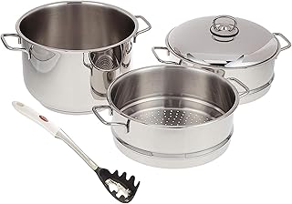 \ "3 -room steam cooker, 24 cm, stainless steel + prestige nylon pasta shovel \".. DIAYTAR NIGERIA combines extensive product options with budget-friendly prices, delivered in 5-8 days.