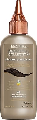 Clairol Professional Beautiful Advanced Gray Solutions 2a Dark Brown Rich, 3 Oz.. DIAYTAR NIGERIA transforms desires into deliveries with our affordable prices and dependable shipping.