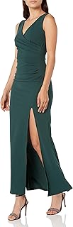 Long evening dress without sleeve split in v -neck.. Unlock access to a wide range of products with DIAYTAR NIGERIA's affordable e-commerce platform.