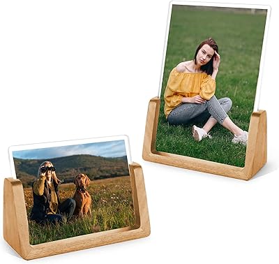Photo Tapping Die 4x6 package package of 2 rustic wooden frames with base.. No hassle, just shopping — DIAYTAR Nigeria delivers in under 8 days.