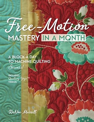 Mastering free movement in one month: one block per day to succeed in machine quilting.. DIAYTAR Nigeria: Discover more, spend less, and enjoy delivery within 5–8 days.