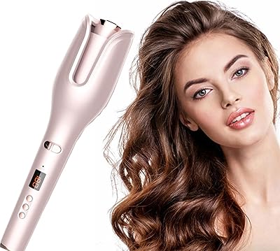 Teemei curling iron pink automatic spiral electrical rotary rotary hair Bigoudi in ceramic negative ions LCD screen long -lasting hairstyle constant temperature adjustment vague hair care (pink).. Shop confidently with Nigeria's most trusted e-commerce platform, offering swift and affordable delivery.