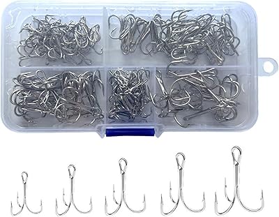 120 Solid triple hooks, high resistance steel accessories and high carbon content for salt water fishing.. Shop with confidence at DIAYTAR NIGERIA, enjoying competitive prices and delivery within 8 days.