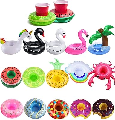 Washa 15 pieces inflatable cup holder for the swimming pool party, including fruit-shaped fruit-shaped builters for the swimming pool at the swimming pool.. DIAYTAR NIGERIA delivers what you want at prices you'll love, all within 5-8 days nationwide.
