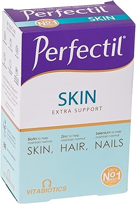 Food supplement Perfectyl Vitabiotics Plus to promote healthy skin, pack of 56 tablets/capsules.. Experience shopping without limits at DIAYTAR NIGERIA, where affordability meets convenience in just days.
