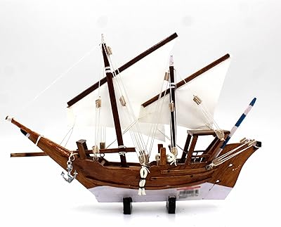 Fakihs Teck Bois Main Dubai Dhow Traditional 12.7 cm Made in Calicut-BM1713.. Shop the smart way with DIAYTAR NIGERIA's extensive selection and budget-friendly nationwide delivery.