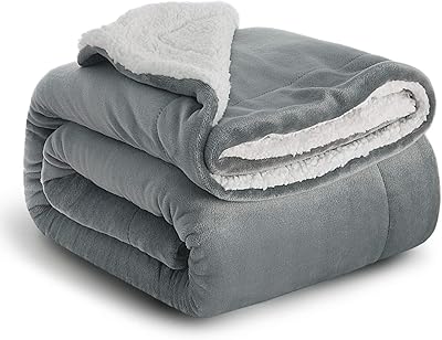 SHERPA FABIEN SIMPLE SIME SIQUE 160 x 220 cm coverage, Reversible polar coverage in flannel - Hot travel cover and velvet for bed, sofa, trip (gray).. Experience the ease of modern shopping with DIAYTAR NIGERIA's vast selection and quick delivery service.