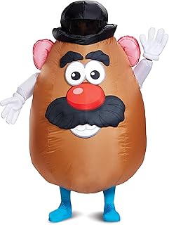 Inflatable disguise Mr. Potato Head for men, brown, one size.. Shop efficiently with DIAYTAR NIGERIA, offering thousands of products at unbeatable prices delivered promptly.