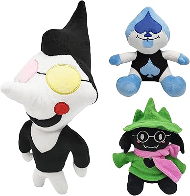 Set of 3 pieces ralsei, triangle toy triangle ron deltarune protagonist, sweet and cute 9.8 -inch soft toy, soothing plush toy animei, gift of bedside decoration.. Order now, relax later — DIAYTAR Nigeria ships in 5 to 8 days.