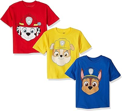 Nickelodeon Paw Patrol t-shirts for boys, set of 3.. DIAYTAR NIGERIA: Making online retail accessible to all with affordable nationwide shipping.