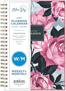 Mensual and annual academic planning notebook Blue Sky for 2021-2022.. DIAYTAR NIGERIA: Your gateway to affordable shopping with thousands of products delivered nationwide.