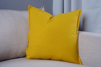 Pan Emirates Home Furniture's United Cushion Housse, Size 45 x 45, yellow.. DIAYTAR Nigeria: Where affordability meets speed and quality.