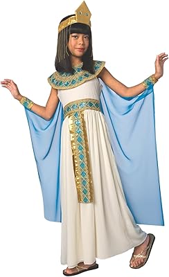 Blue clerical costume for girl - Egyptian princess dress queen of the Nile - Size L (9-11 years old).. DIAYTAR NIGERIA redefines convenience with our diverse marketplace and affordable nationwide shipping.