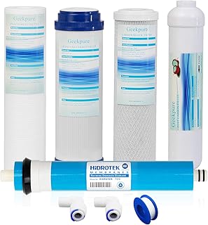 Replacement filter kit against reverse erosion in 5 steps compatible geekpure with 75 GPD membrane - Dark green 10 ".. Need it fast? DIAYTAR Nigeria ships in just 5 to 8 days nationwide.