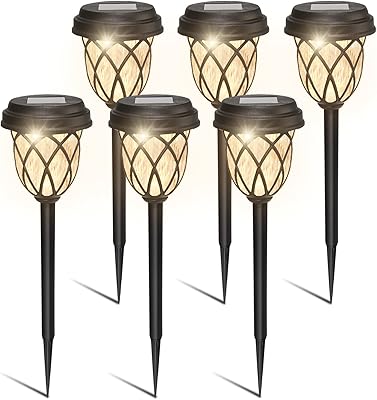 Solar lamps for outdoor garden 6 waterproof outdoor.. With DIAYTAR Nigeria, shopping online is easy, affordable, and fast.