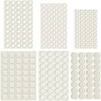OTOS 254 Parts Shock absorption pads in transparent rubber rubber pads absorption of transparent self-adhesive anti-noise shock, 6 sizes.. No hassle, just shopping — DIAYTAR Nigeria delivers in under 8 days.