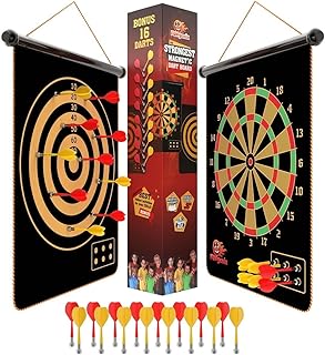 Fungenix magnetic dart game for children - interior and exterior dart game, 16 magnetic darts, set of double -sided board games, best toy gifts for adolescents of 5 6 7 8 9 10 11 12 13 14 15 16 years old, boys.. Experience the convenience of online shopping with DIAYTAR NIGERIA's reliable 5-8 day delivery service.