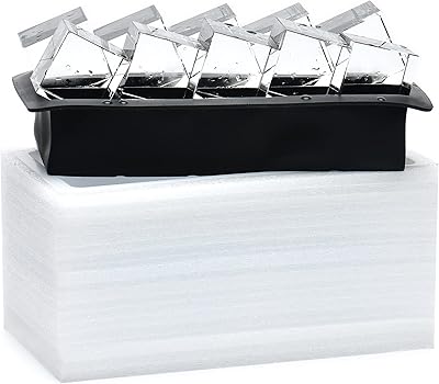 Transparent silicone ice cube mold - 2 -inch ice cube tray, transparent ice cubes for whiskey and cocktail.. DIAYTAR NIGERIA delivers what you want at prices you'll love, all within 5-8 days nationwide.