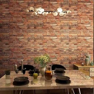 Papasgix 10 pieces 3D wall panels wall sticker in 3D brick.. DIAYTAR NIGERIA brings the marketplace to your home with budget-friendly prices and nationwide delivery.