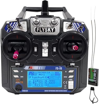 Flysky FS-I6 6-channel Radio Radio System 6 channels 2.4 GHz with FS-IA6 receiver for RC (Model_2) helicopters.. Say hello to Nigeria’s fastest-growing e-commerce site — DIAYTAR Nigeria.