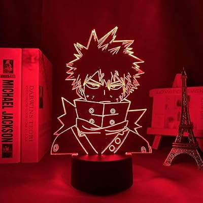 Katsuki Bakugou animates My Hero Academia Waterproof LED RVB 3D for bedroom.. Everyday deals, every category — only on DIAYTAR Nigeria.