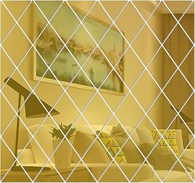Reflective faono diamond mirror design wall stickers DIY family wall decoration.. Shop local, shop fast — DIAYTAR Nigeria delivers across the country.