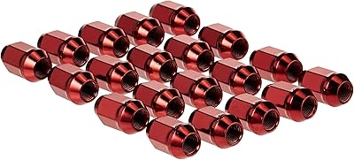 Robust wheel nut Ridge 16715.24, game of 20, 1/2-20, red.. DIAYTAR NIGERIA: Your affordable gateway to thousands of products delivered within a week.
