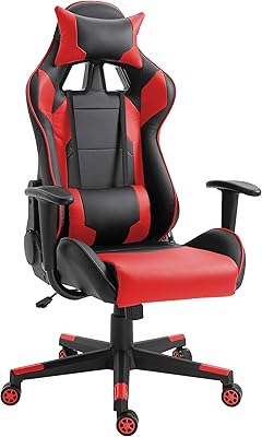 Mahamai high-back game chair, PU leather computer chair, adjustable ergonomic racing computer desktop with headrest and lumbar support.. DIAYTAR NIGERIA: Connecting Nigerians with affordable products through our expansive e-commerce platform.
